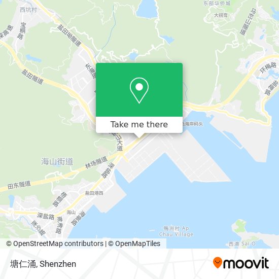 塘仁涌 map