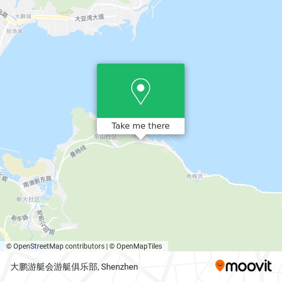 大鹏游艇会游艇俱乐部 map