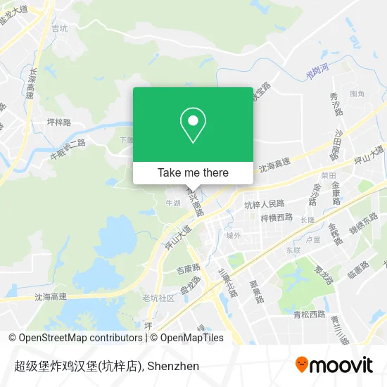 超级堡炸鸡汉堡(坑梓店) map