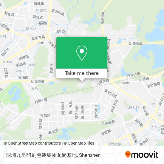 深圳九星印刷包装集团龙岗基地 map