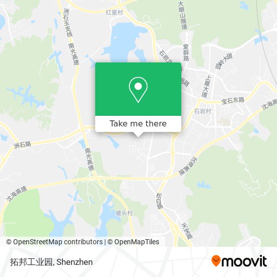 拓邦工业园 map