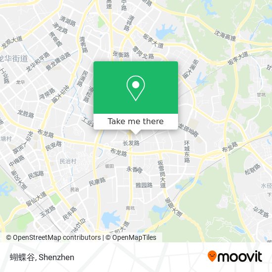 蝴蝶谷 map