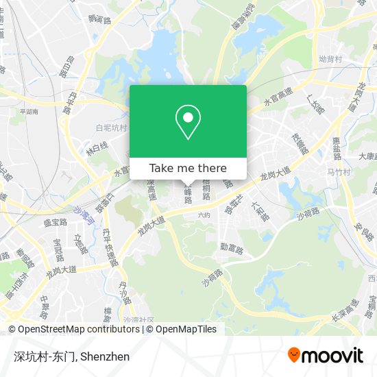 深坑村-东门 map