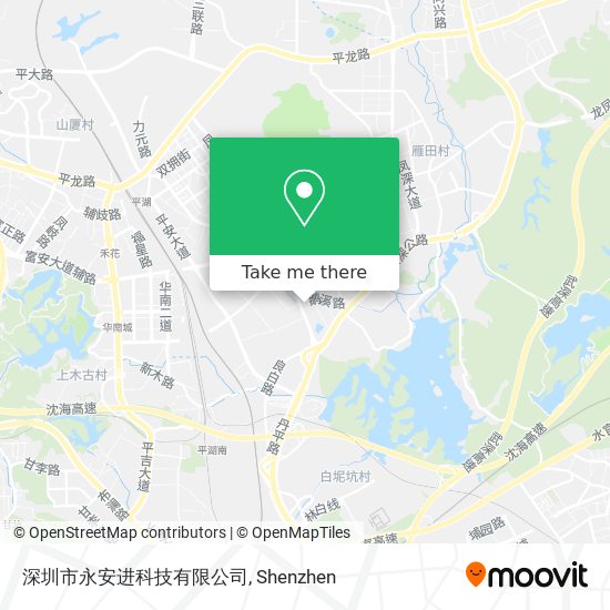 深圳市永安进科技有限公司 map