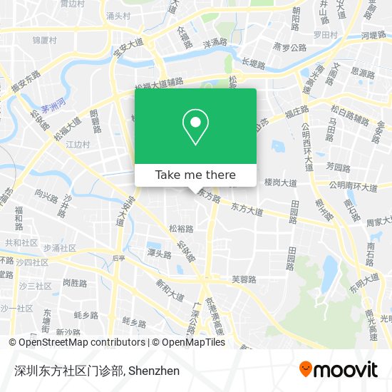 深圳东方社区门诊部 map
