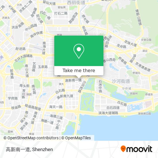 高新南一道 map