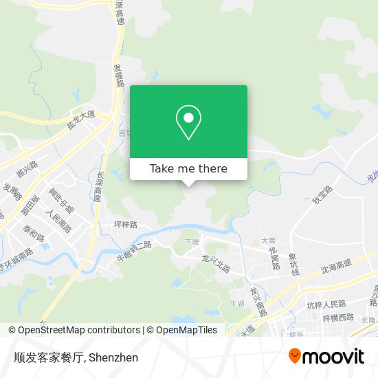 顺发客家餐厅 map