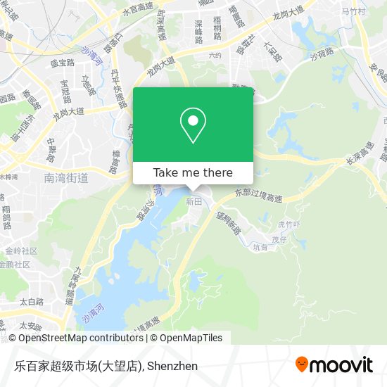 乐百家超级市场(大望店) map