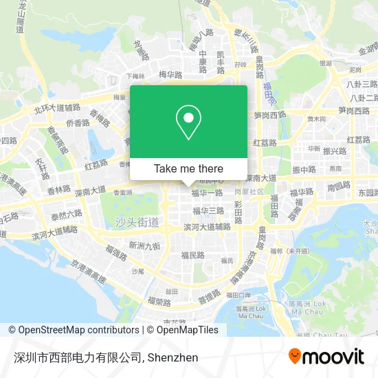深圳市西部电力有限公司 map