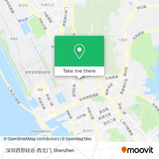 深圳西部硅谷-西北门 map