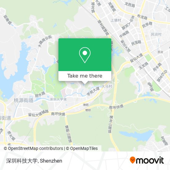 深圳科技大学 map