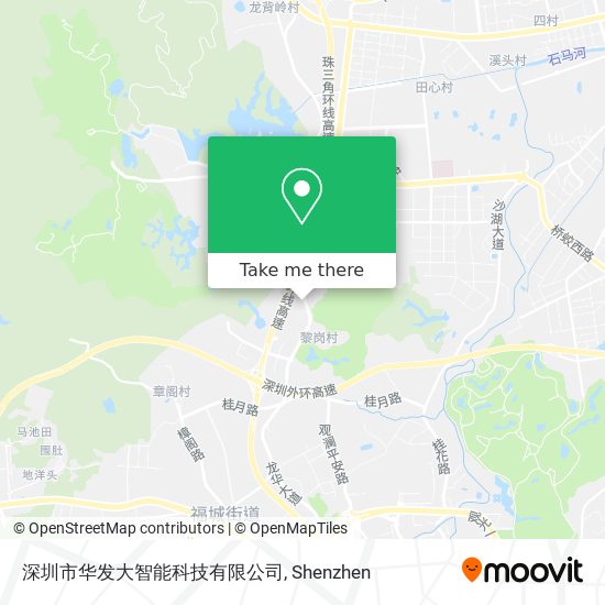 深圳市华发大智能科技有限公司 map