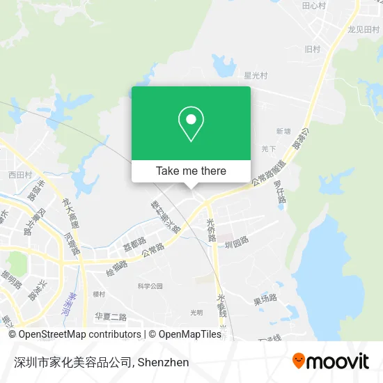 深圳市家化美容品公司 map