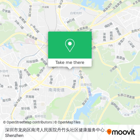 深圳市龙岗区南湾人民医院丹竹头社区健康服务中心 map