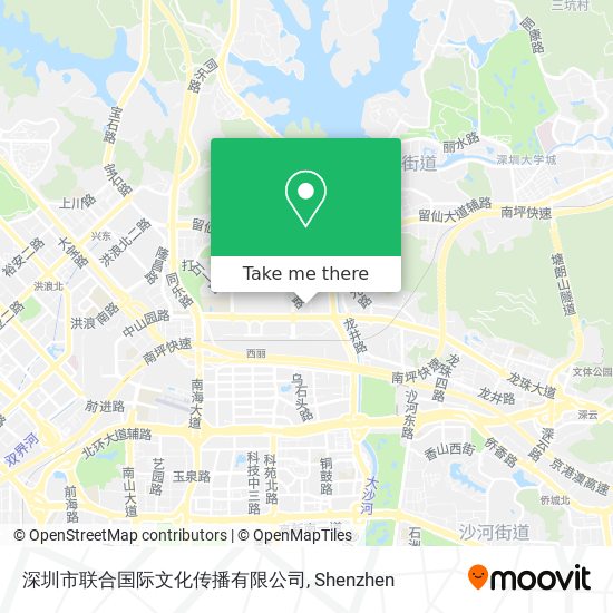 深圳市联合国际文化传播有限公司 map