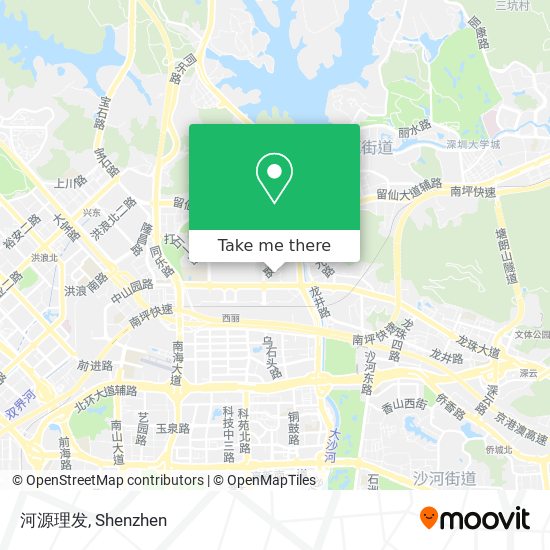 河源理发 map
