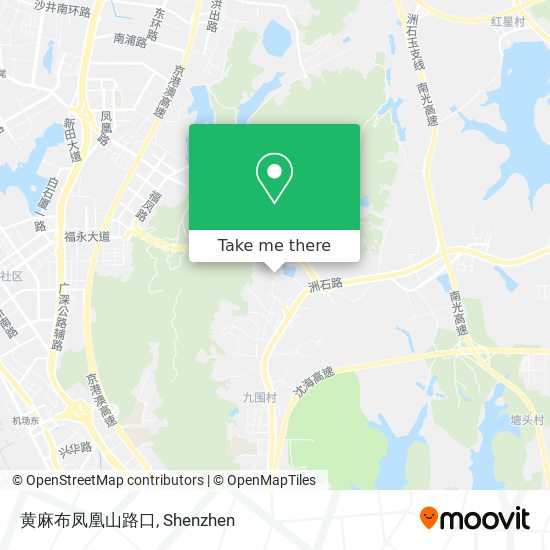 黄麻布凤凰山路口 map