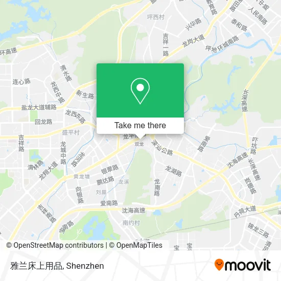 雅兰床上用品 map