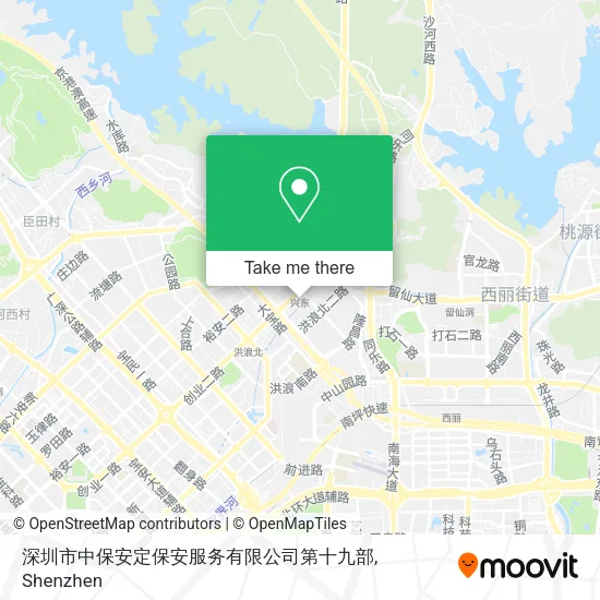 深圳市中保安定保安服务有限公司第十九部 map