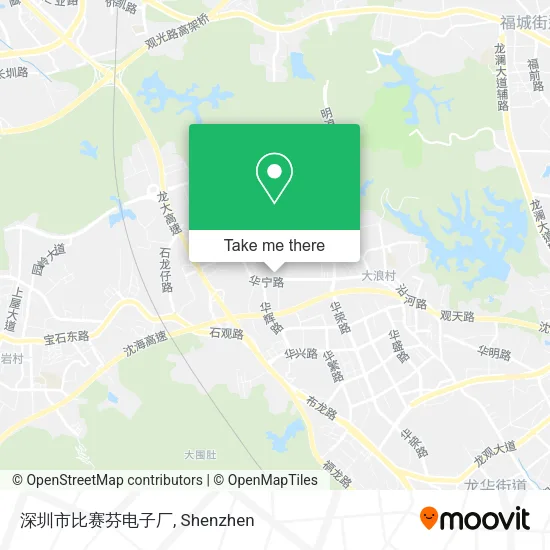 深圳市比赛芬电子厂 map