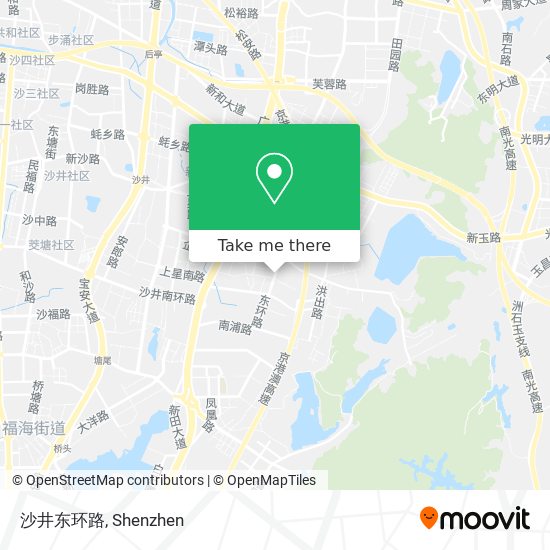 沙井东环路 map