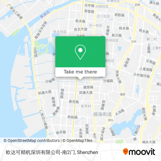欧达可精机深圳有限公司-南2门 map