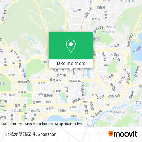 金鸿发明清家具 map