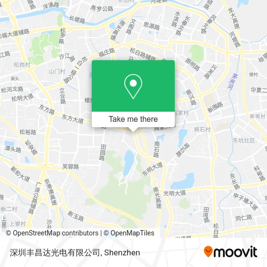 深圳丰昌达光电有限公司 map