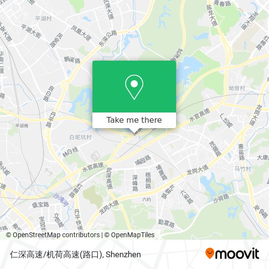仁深高速/机荷高速(路口) map