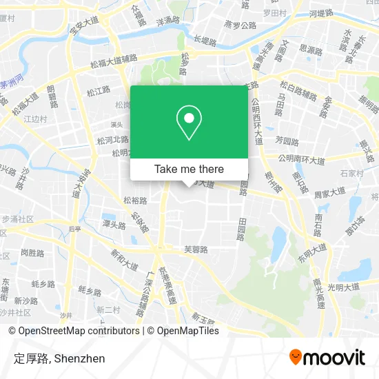 定厚路 map