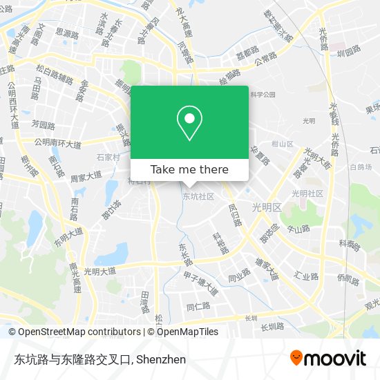 东坑路与东隆路交叉口 map