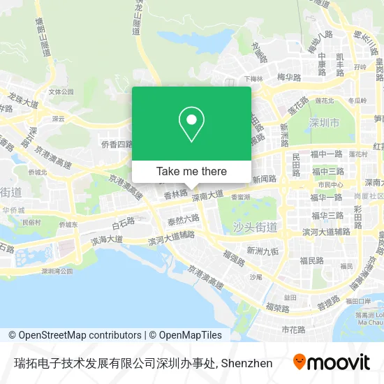 瑞拓电子技术发展有限公司深圳办事处 map