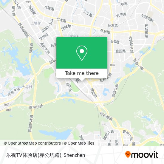 乐视TV体验店(赤公坑路) map
