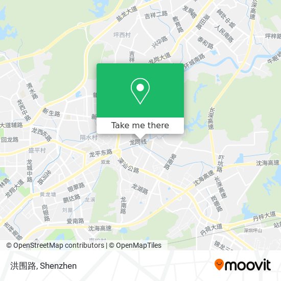 洪围路 map