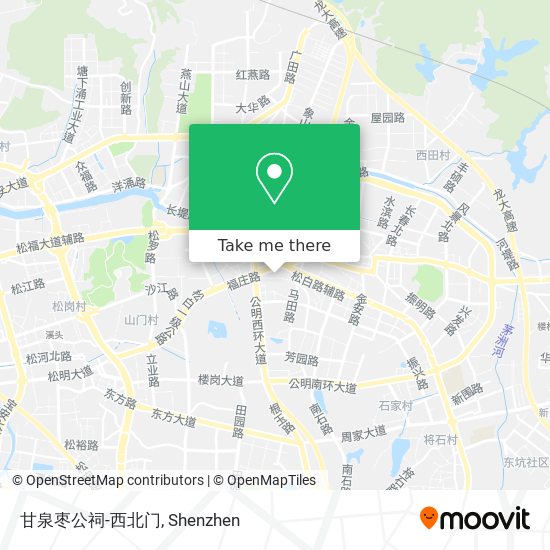甘泉枣公祠-西北门 map