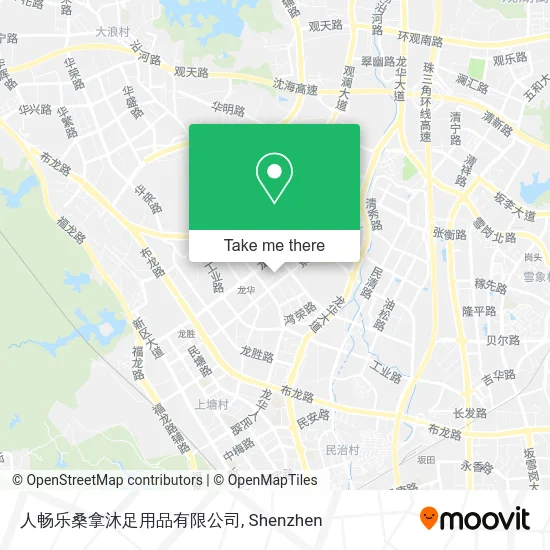 人畅乐桑拿沐足用品有限公司 map