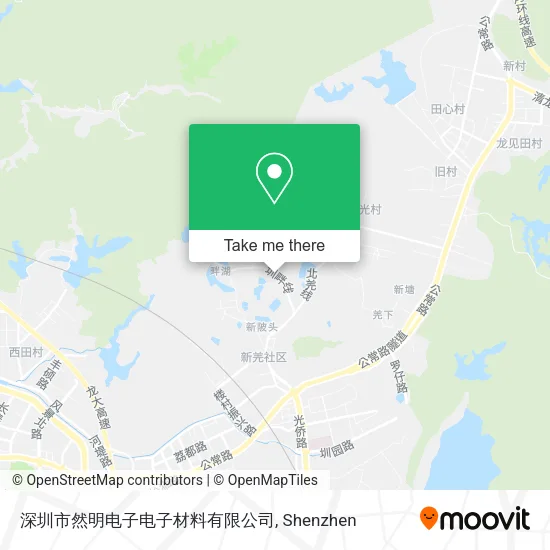 深圳市然明电子电子材料有限公司 map