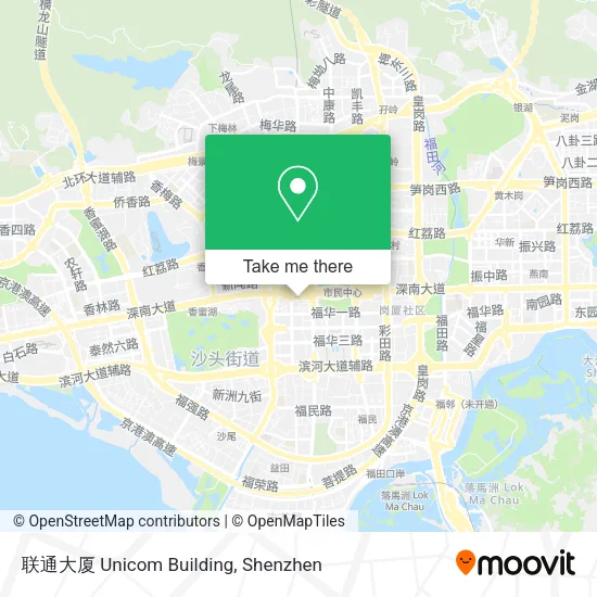 联通大厦 Unicom Building map