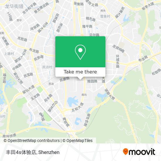 丰田4s体验店 map