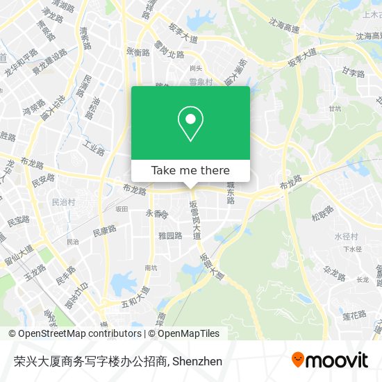荣兴大厦商务写字楼办公招商 map