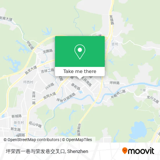 坪荣西一巷与荣发巷交叉口 map