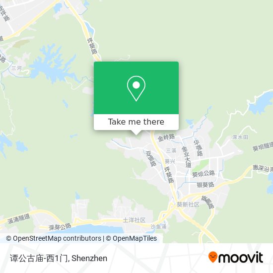 谭公古庙-西1门 map