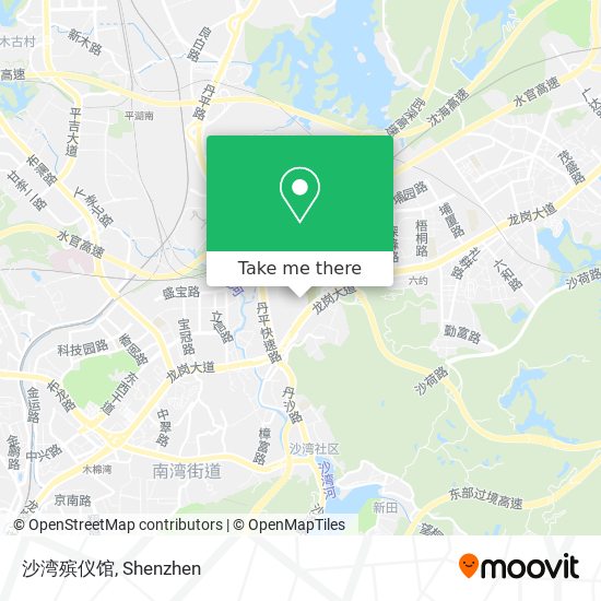 沙湾殡仪馆 map