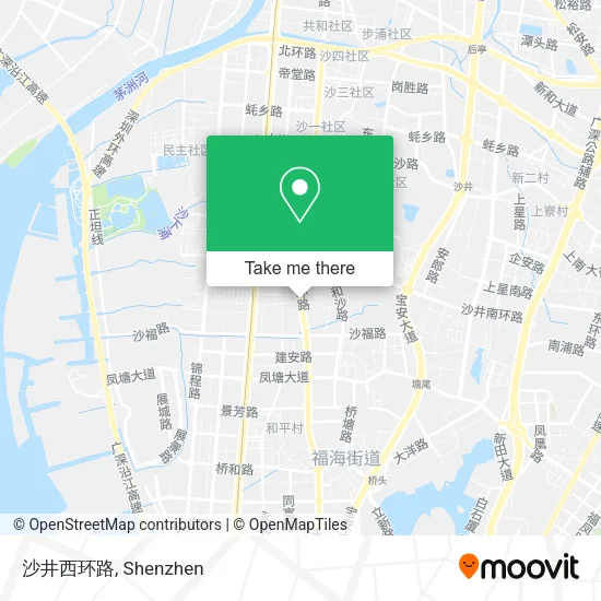 沙井西环路 map
