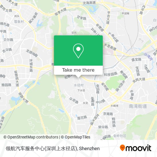 领航汽车服务中心(深圳上水径店) map