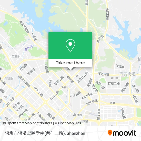 深圳市深港驾驶学校(留仙二路) map