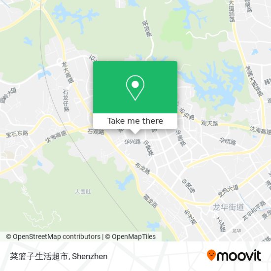 菜篮子生活超市 map