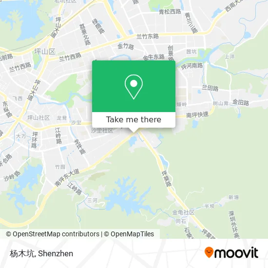 杨木坑 map