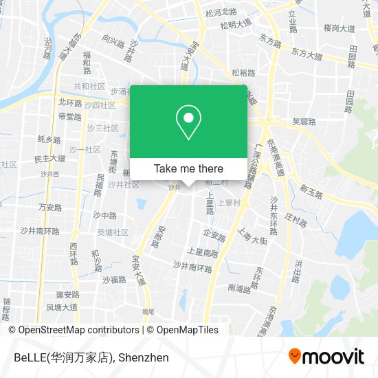 BeLLE(华润万家店) map