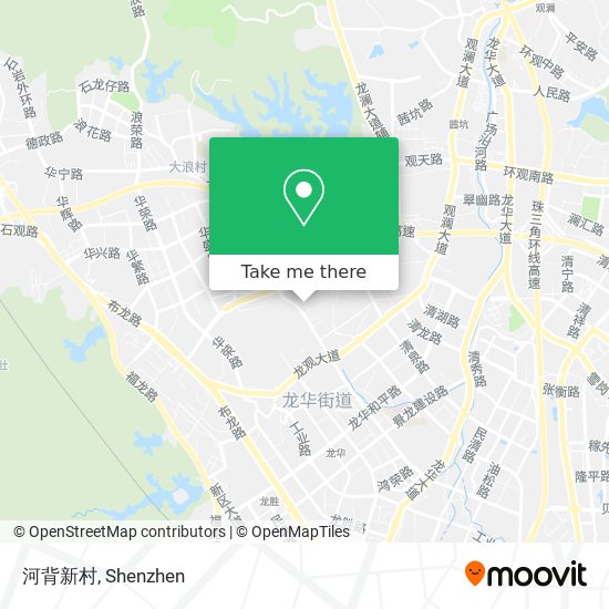 河背新村 map